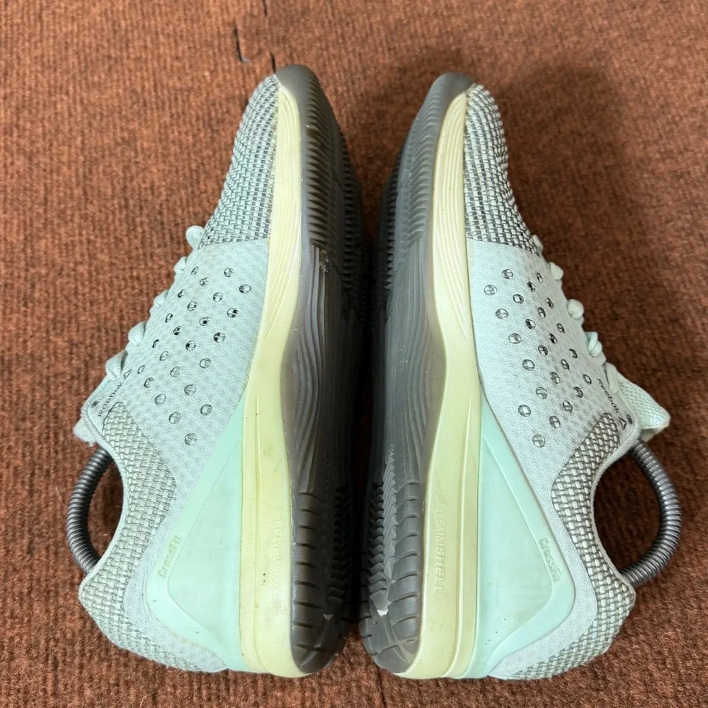Reebok CrossFit Nano 7 Women Training Shoes Mint Green Grey BS7640 US 9 gym fit‎